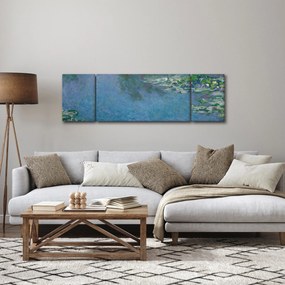 Obraz - Claude Monet, Water Lilies, reprodukcje (170x50 cm)
