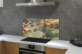 Panel nad Blat Kuchenny Cztery Tancerki - Edgar Degas