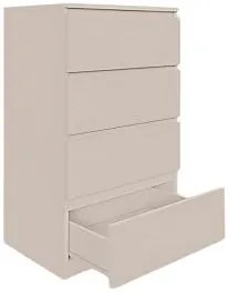 Komoda BASIC 4 szuflady – Kaszmir | 61x97x40 cm