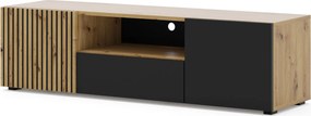 Szafka rtv z lamelowym frontem 150 cm S9-B58