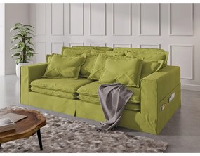 Jasnozielona sofa 236 cm Nora – Ropez