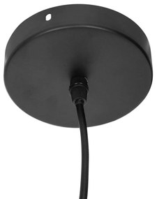 Lampa wisząca z kloszem z metalu i papieru, Ø 30 cm