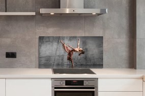 Panel nad Blat Kuchenny Kobieta z Długimi Włosami w Tańcu