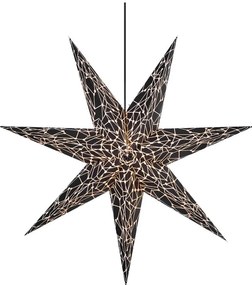 Czarna świąteczna dekoracja świetlna Karla – Markslöjd