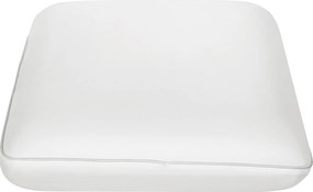 HOMCOM Poduszka z pianki memory, poduszka na szyję z zdejmowanym pokrowcem, ergonomiczna 60 x 40 cm, kremowy