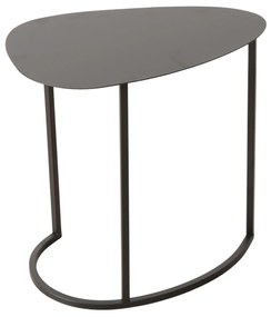 Zestaw dwóch stolików kawowych JERRY, łezka, metalowych