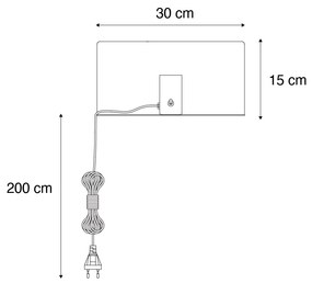 Nowoczesny Kinkiet / Lampa scienna czarny regulowany magnetycznie - Muro Nowoczesny Oswietlenie wewnetrzne