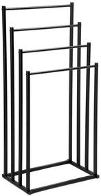 Czarny stojak 4-ramienny na ręczniki E4-C26