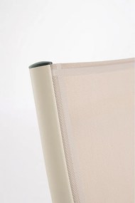 Beżowy metalowy leżak ogrodowy Taylor – Bizzotto