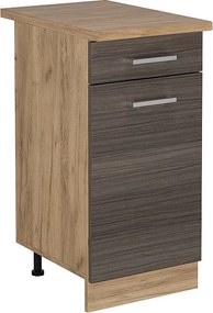 Szafka dolna do kuchni szlachetna szarość 40x60x81.6 r-line