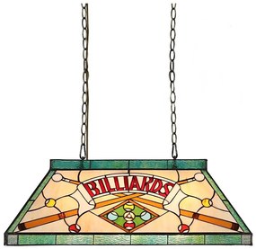 Prezent 1715 - Żyrandol na łańcuchu TIFFANY BILLIARD 3xE27/60W/230V
