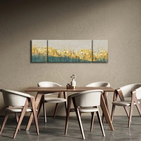 Obraz - Tekstura ze złotą dekoracją (170x50 cm)