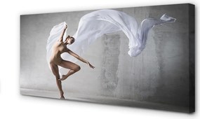 Obraz canvas na ścianę Taniec z Białym Materiałem