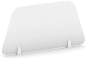 Parawan stołowy MIRELLI, 600 x 300 mm, biały