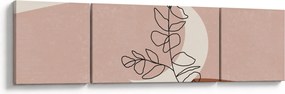 Obraz - Boho leaves N⁰2 (170x50 cm)