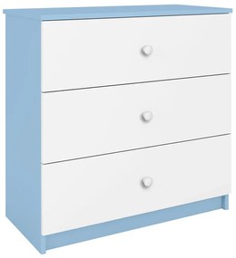 Komoda dla chłopca - biało K8-E74