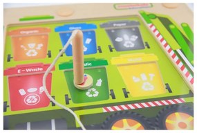 Sortowanie śmieci segregowanie odpadów edukacyjna tabliczka dla dzieci masterkidz
