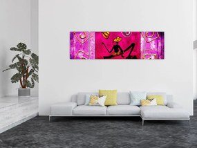 Obraz historycznego muralu (170x50 cm)