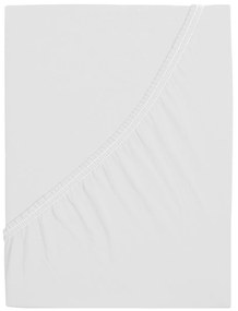 4Home prześcieradło jersey Mako biały, 90 x 200 cm