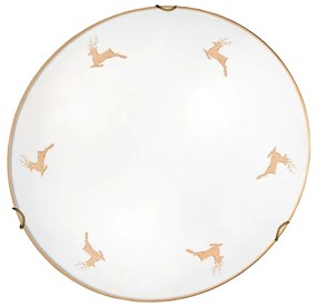 Kolarz 731.12.4.150 - Kinkiet NONNA 2xE27/60W/230V, śr. 40 cm, jeleni / różowe złoto