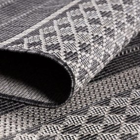 Dywan zewnętrzny Sunny wzór beżowo-szary 80 cm x 250 cm