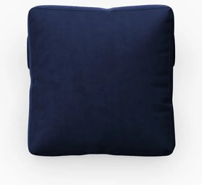 Niebieska aksamitna poduszka do sofy modułowej Rome Velvet – Cosmopolitan Design