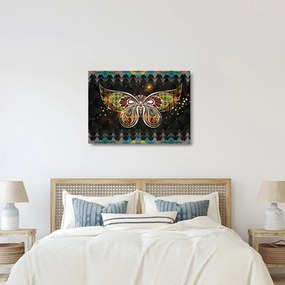 Obraz na szkle - Magiczny motyl (70x50 cm)