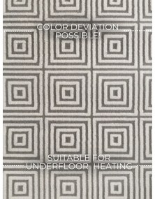 Szary chodnik 80x240 cm Perles Tourmaline – Elle Decoration
