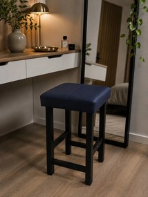 Taboret Klasyk 45cm Stołek Loft Eko-skóra D4