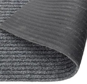 Szary dywan z prążkami 100x100 P1-C71