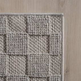 Dywan nowoczesny Helix 3D szary  60 cm x 110 cm