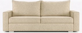 Sofa z Funkcją Spania DRAVOS Beżowa Boucle Nowoczesna