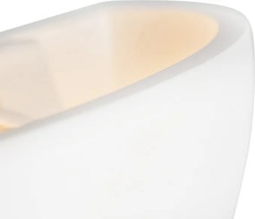 Nowoczesna lampa ścienna biała - Britt