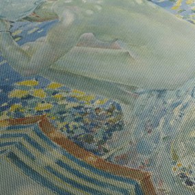 Obraz - Frederick Carl Frieseke, On the Bank, reprodukcje (z zegarem) (90x30 cm)