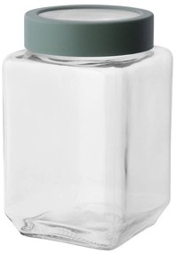 Altom Szklany pojemnik z pokrywką 700 ml, zielony, 700 ml