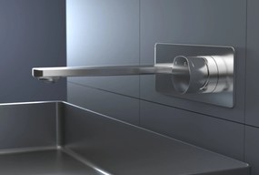 Designerska ścienna bateria umywalkowa XELO