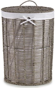 Kosze wiklinowe z materiałową wyściółką RUSTIC, 2 sztuki
