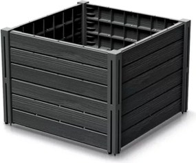 Podwyższona grządka BASE PLANT, 61x61x46cm, antracytowa Prosperplast