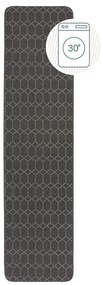 Ciemnoszary chodnik odpowiedni do prania 57x230 cm Argyll – Flair Rugs