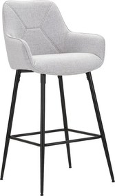 Zestaw 2 wysokich stołków VKH434, Szary, 55x55x109 cm, Kendra Home