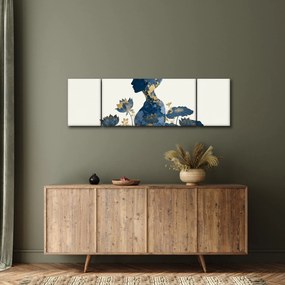 Obraz - Marmurowy profil kobiety (170x50 cm)