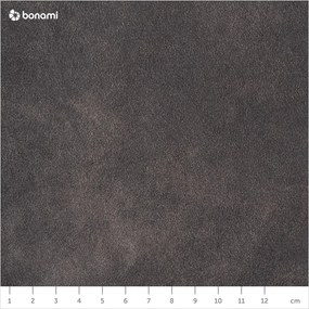 Antracytowa sofa z imitacji skóry 224 cm Copenhagen – Scandic