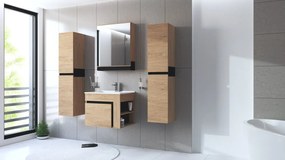 Szafka pod umywalkę DUESA 1S 60cm dąb złoty HALMAR