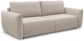 Kanapa Calma rozkładana - beżowa dzianina hydrofobowa Curio 09