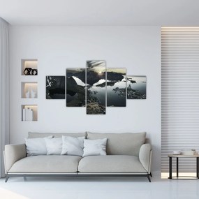Obraz - Norweskie góry (125x70 cm)