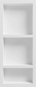 Mexen X-Wall-S półka wnękowa SMC z kołnierzem 99,1 x 40,7 cm, biała - 1901994109