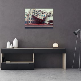 Obraz na szkle - budynek architektoniczny (70x50 cm)