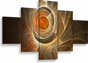 Obraz abstrakcji (125x70 cm)