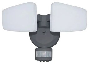 Naświetlacz zewnętrzny LED z czujnikiem LED/24W/230V 3000/4000/6000K IP54 antracyt