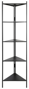 Czarny metalowy regał 58,5x200 cm Display – Light &amp; Living